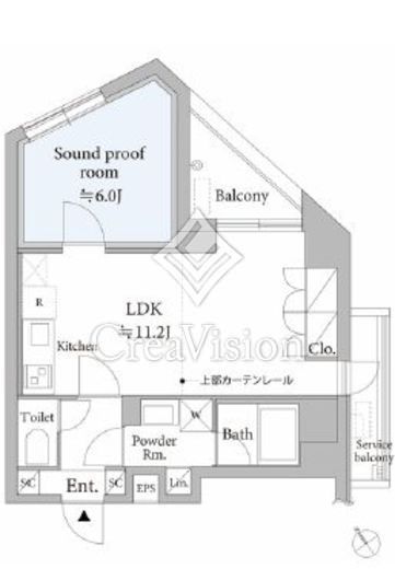 ASTILEstudio代々木　602号室　間取り