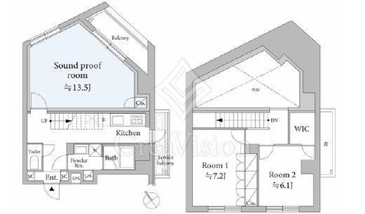 ASTILEstudio代々木　702号室　間取り