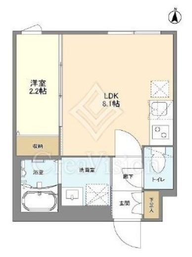 ウェルスクエア八幡山　302号室　間取り