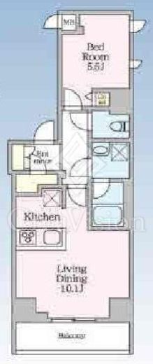 S-RESIDENCE板橋大山clair (エスレジデンス板橋大山クレア)　305号室　間取り