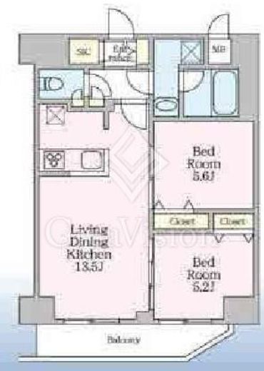 S-RESIDENCE板橋大山clair (エスレジデンス板橋大山クレア)　404号室　間取り