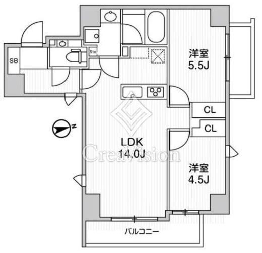 Lighthouse元浅草　502号室　間取り