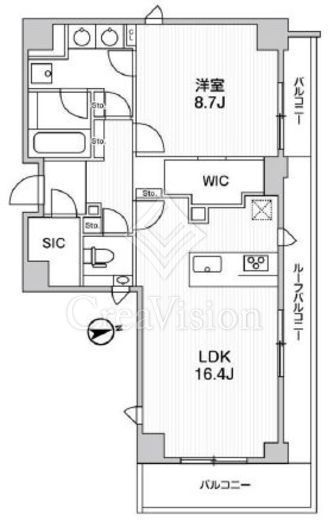 Lighthouse元浅草　901号室　間取り