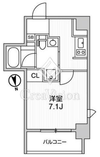 Lighthouse元浅草　601号室　間取り
