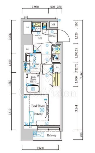 SHOKEN Residence横浜天王町Ⅲ　101号室　間取り