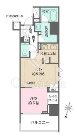 ザ・パークハウス麹町三丁目　301号室　間取り