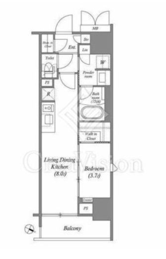 ACP RESIDENCE 浅草　201号室　間取り