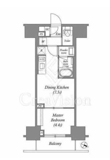 ACP RESIDENCE 浅草　303号室　間取り