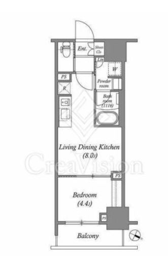 ACP RESIDENCE 浅草　604号室　間取り