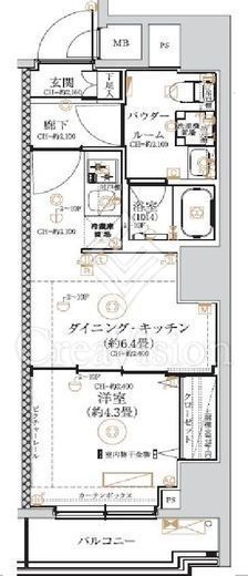 ガリシア森下Ⅵ　202号室　間取り