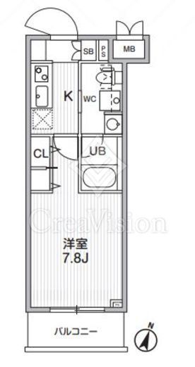 Alivis志村三丁目　102号室　間取り