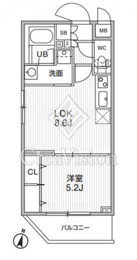 Alivis志村三丁目　401号室　間取り