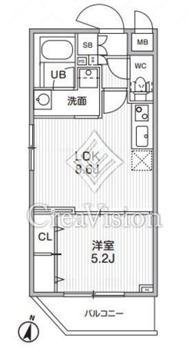 Alivis志村三丁目　501号室　間取り
