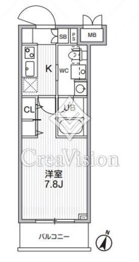 Alivis志村三丁目　502号室　間取り