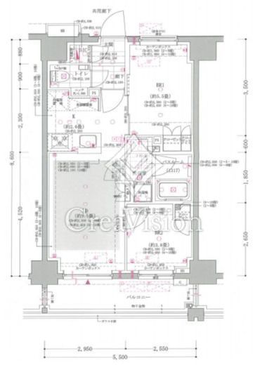 オープンレジデンシア新宿ザ・ハウス　602号室　間取り