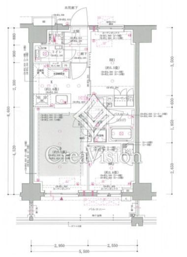 オープンレジデンシア新宿ザ・ハウス　802号室　間取り