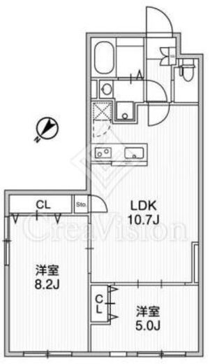 Aglaia 千石 Deux　104号室　間取り