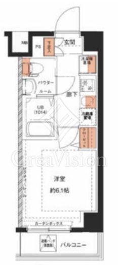エストゥルース横浜吉野町Ⅱ　302号室　間取り