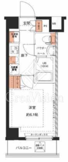 エストゥルース横浜吉野町Ⅱ　405号室　間取り