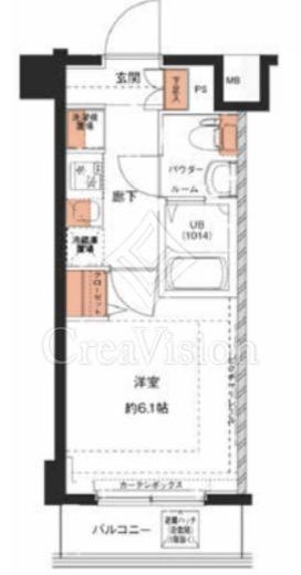 エストゥルース横浜吉野町Ⅱ　503号室　間取り