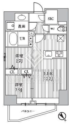 S-RESIDENCE目黒大岡山bresa　301号室　間取り