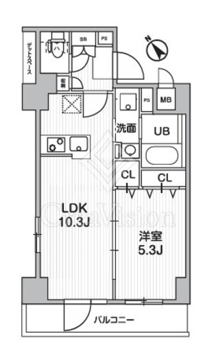 S-RESIDENCE目黒大岡山bresa　304号室　間取り