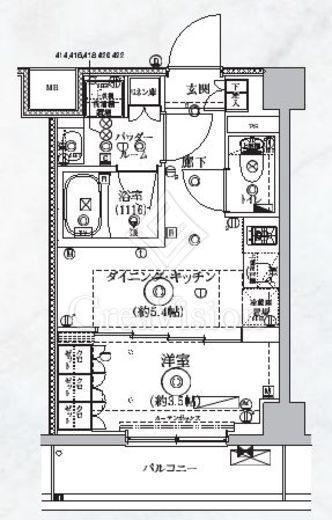 セジョリ横浜鶴見NORTH　101号室　間取り