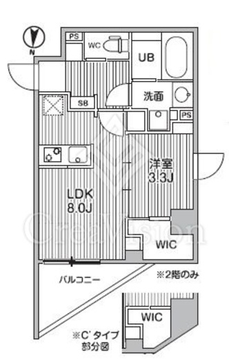 S-RESIDENCE亀戸balm　303号室　間取り