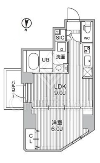 S-RESIDENCE亀戸balm　404号室　間取り