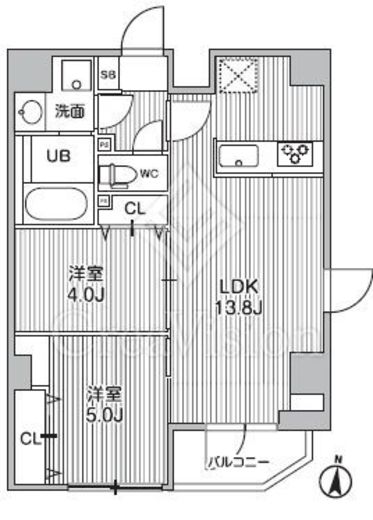 S-RESIDENCE亀戸balm　501号室　間取り