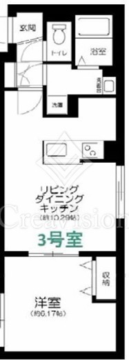 CENTRAL GARDEN RESIDENCE TOKYO　B03号室　間取り