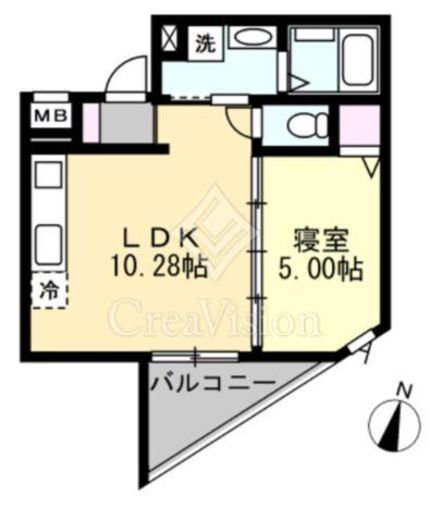 ANQI神宮前　204号室　間取り