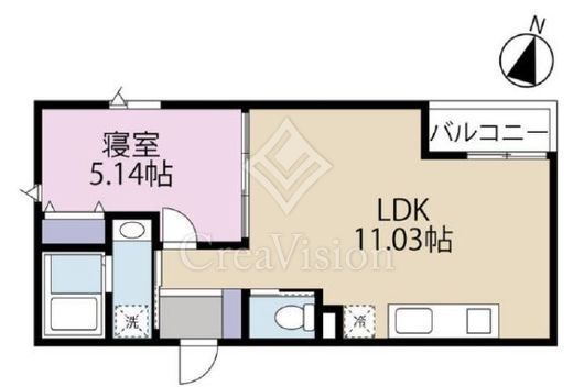 ANQI神宮前　301号室　間取り