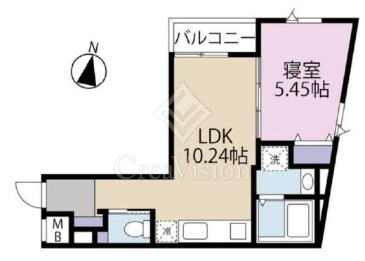 ANQI神宮前　302号室　間取り