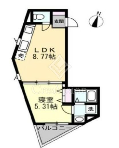 ANQI神宮前　305号室　間取り