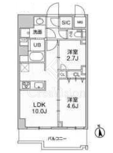 S-RESIDENCE千住大橋broad　402号室　間取り