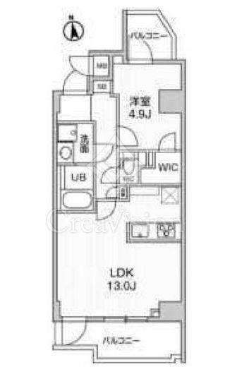 S-RESIDENCE千住大橋broad　803号室　間取り