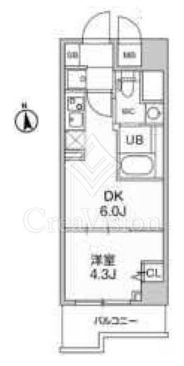 S-RESIDENCE千住大橋broad　901号室　間取り