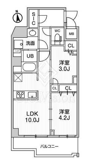 S-RESIDENCE千住大橋broad　501号室　間取り