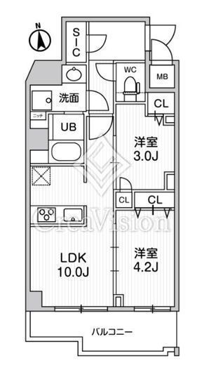S-RESIDENCE千住大橋broad　601号室　間取り