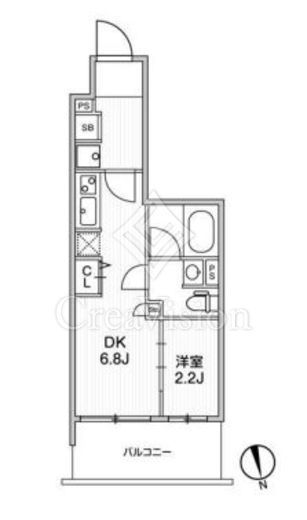 リテラス南千住サウス　506号室　間取り