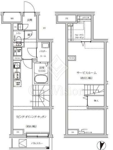 ＲＥＧＯＬＩＴＨ　ＩＫＥＧＡＭＩ　101号室　間取り