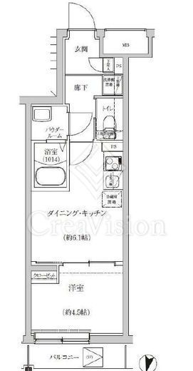ＲＥＧＯＬＩＴＨ　ＩＫＥＧＡＭＩ　203号室　間取り