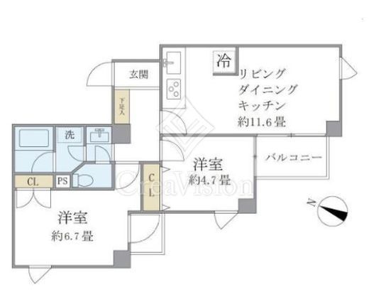 ISM笹塚　202号室　間取り