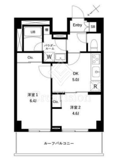 アーバンパーク蒲田南Ⅱ　505号室　間取り