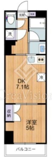 Evergreen　203号室　間取り