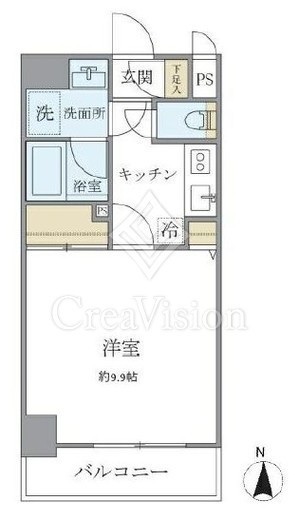 ＩＳＭ中野坂上　204号室　間取り