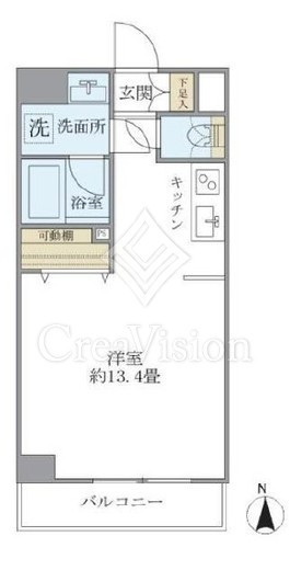 ＩＳＭ中野坂上　803号室　間取り