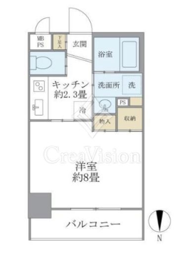 ＩＳＭ中野坂上　506号室　間取り