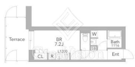 GranDuo桜新町　102号室　間取り